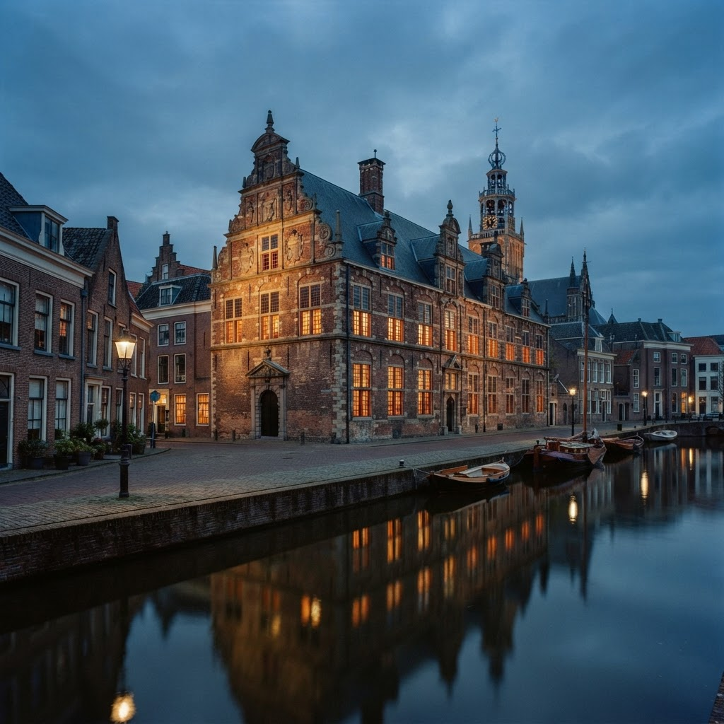Historisch monument aan het water in Zeeland